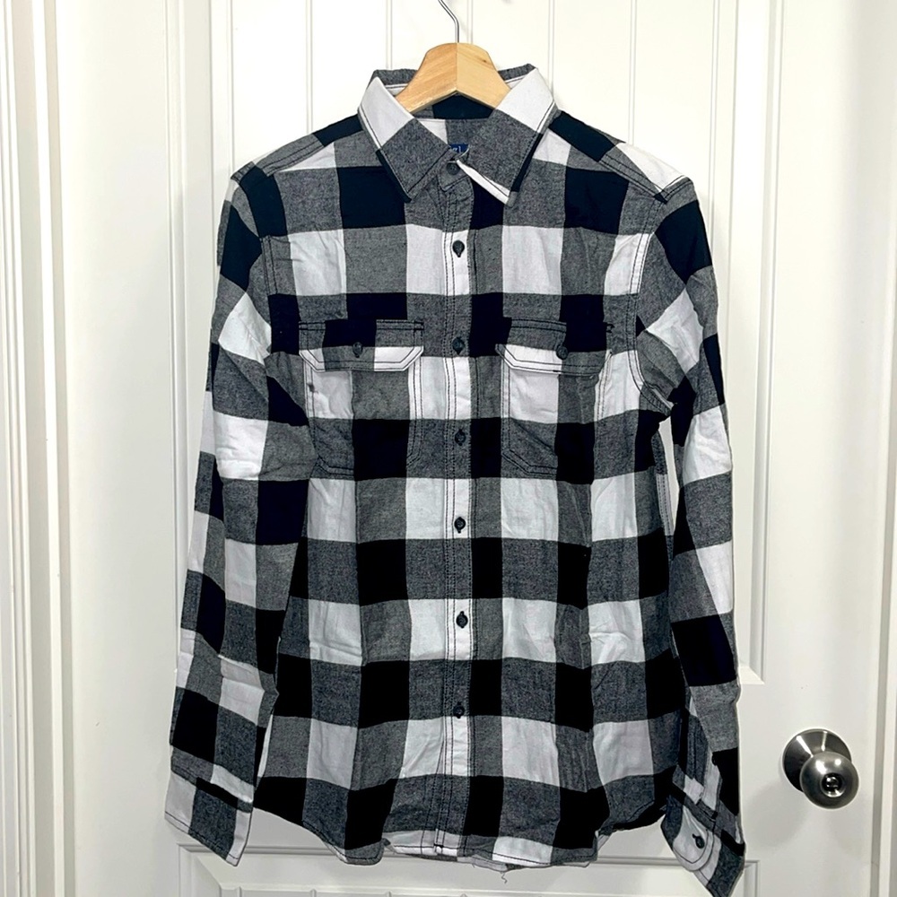 George Men's Long Sleeve Flannel Shirt, Sizes Small(34-36)